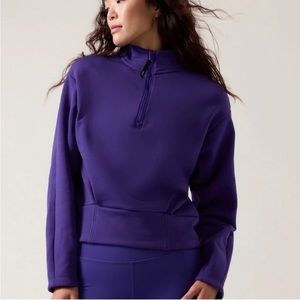 Athleta Altitude polartec half zip sweatshirt